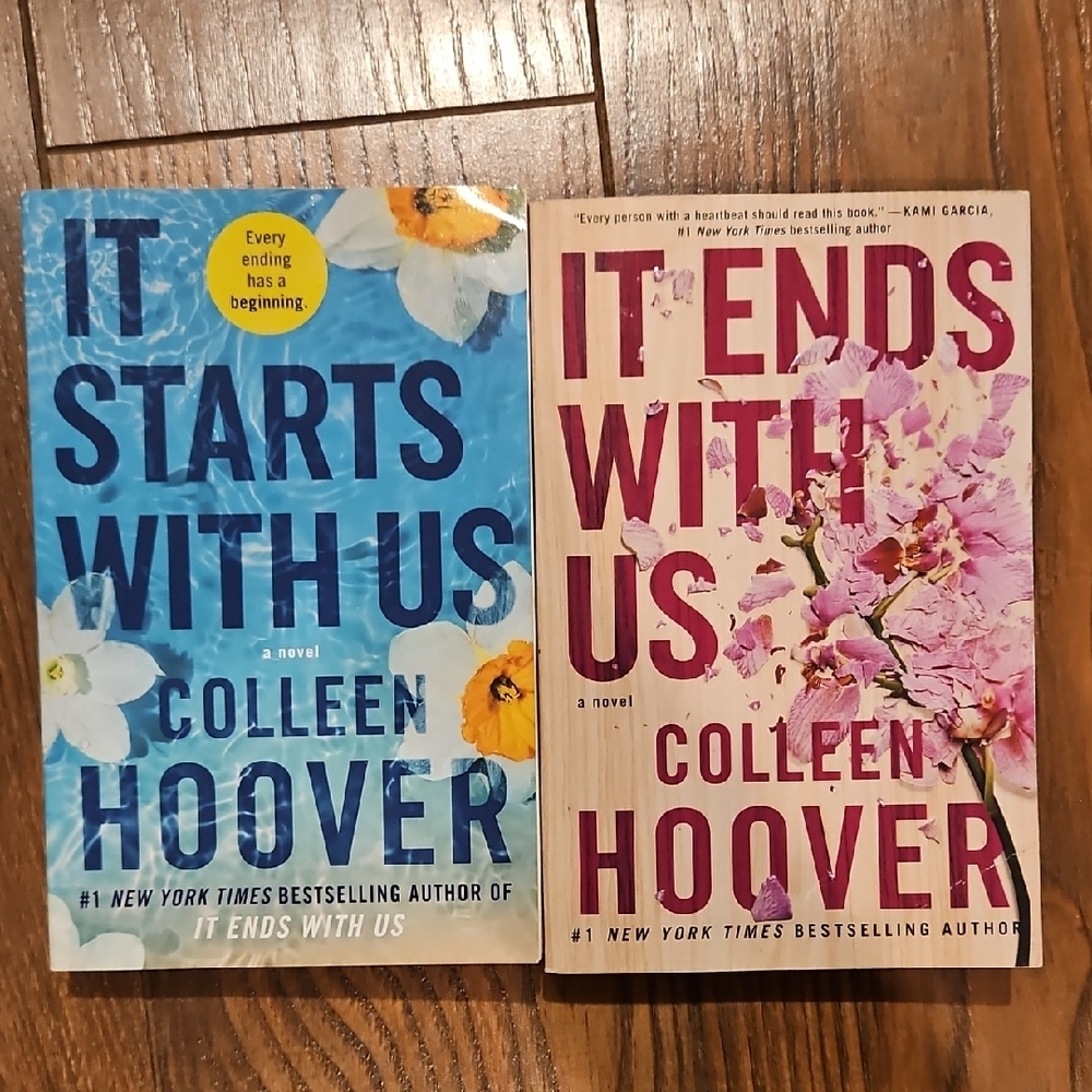 Colleen Hoover Novel Set - It Starts With Us & It Ends With Us
